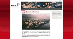 Desktop Screenshot of liegecontainerterminal.com